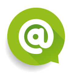 Email icon button vector