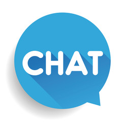 Chat button vector