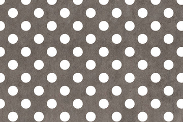 White dots on grey watercolor background. © perekotypole