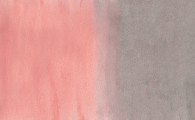 Abstract pink and grey watercolor background
