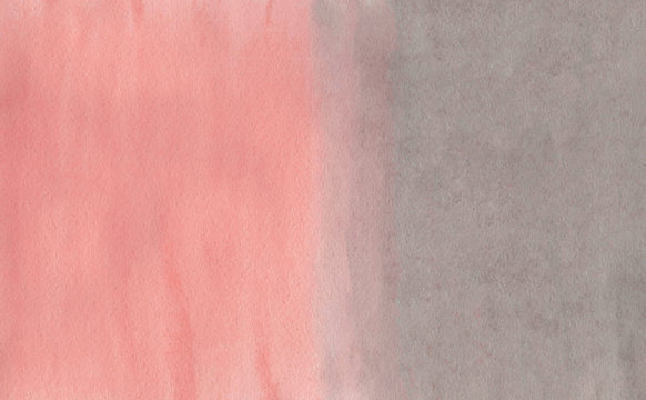 Abstract Pink And Grey Watercolor Background