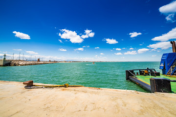 Fototapeta premium breakwater in the Adriatic Sea