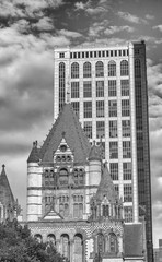 Fototapeta na wymiar Buildings of Boston - City skyline