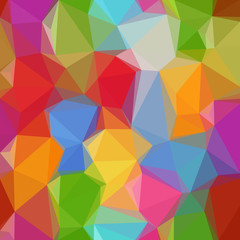 Abstract Background, Colorful Low Poly Design. Vector