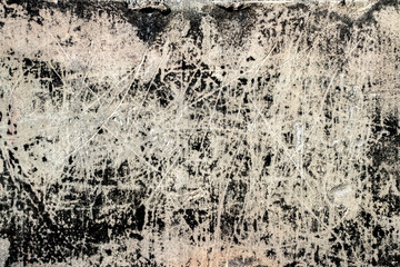 The Texture of a Black Cracked Wall