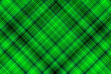 Illustration with green and black checkered diagonal lines