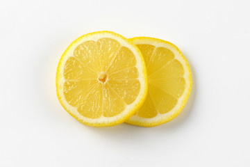 two lemon slices