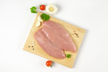raw turkey breast fillets