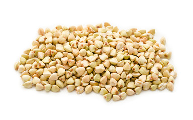 Buckwheat grains heap.