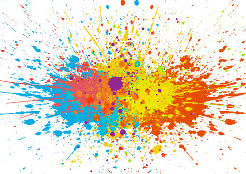 abstract splatter color background. illustration vector design