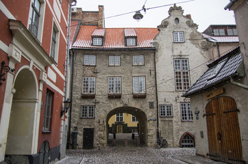 Riga, Latvia -The city gate 