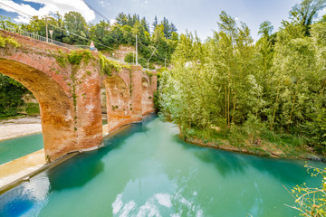 fourteenth century bridge in masonry