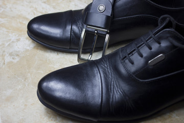 Black mans shoes