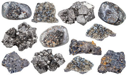 magnetite mineral tumbled stones, rocks, crystals