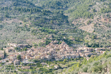 Fototapeta na wymiar Around Village Fornalutx on Mallorca