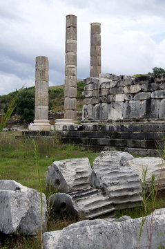 TheTemple of Leto at the Lycian site of Letoon, Antalya Province, Anatolia, Turkey Minor