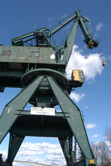 Kran in Containerhafen
