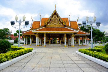 Court of Maha Jetsadabodin Pavillion in Bangkok, Thailand