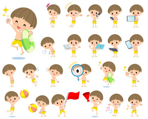 boy Yellow Swimwear style 2