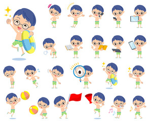 boy Green Swimwear style 2