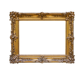 Vintage frame isolated on white background