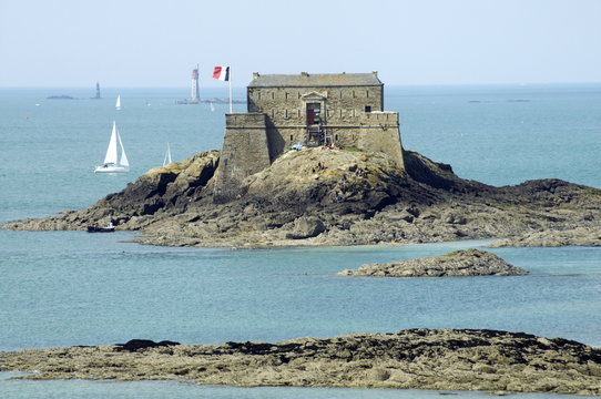 National fort built by Vauban in 1689, St. Malo, Brittany, France