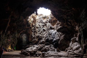 Khao Luang Cave, one of the attractions of Thailand is beautiful