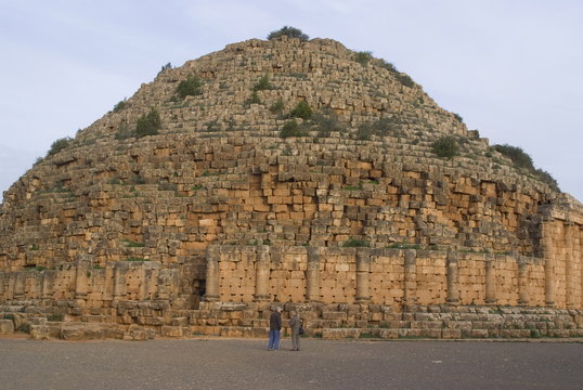 Mauretanian Tomb, alleged burial place of Juba II and Cleopatra Selene, near Tipasa, Algeria