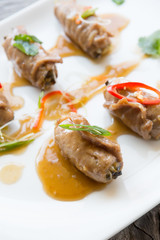 Asian meat rolls