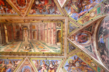Beautiful designed interior of vatican Museum © Dr Ajay Kumar Singh