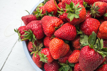 Natural strawberry. Organic food.