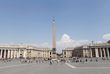 St. Peters Square  in front of St. Peters Basalica