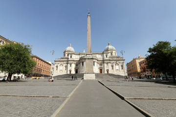 Fototapeta na wymiar Church of Santa Maria Maggiore, Italy