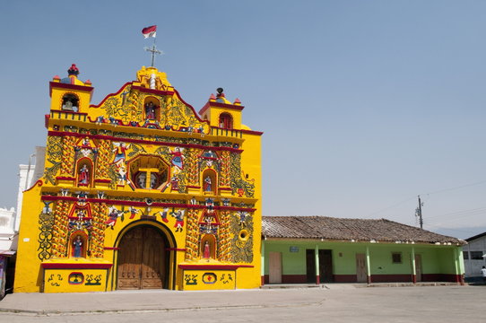 Church, San Andres Xecul, Guatemala