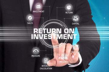 ROI TECHNOLOGY COMMUNICATION TOUCHSCREEN FUTURISTIC CONCEPT