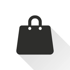 Shopping bag - vector icon.