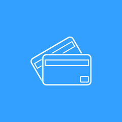 Credit card - vector icon.
