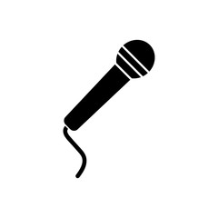 Microphone icon. Vector illustration