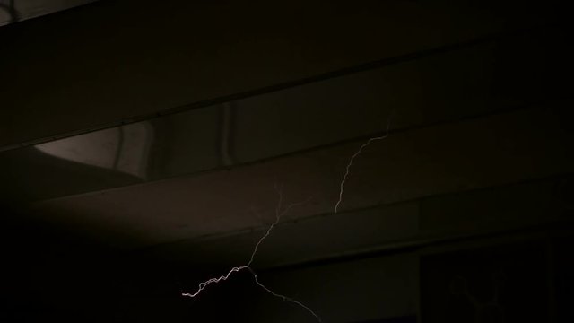 High voltage electrical discharge generated