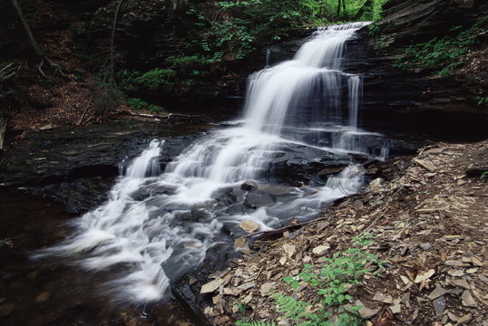 Waterfall, Ricketts Glen State Park, Pennsylvania