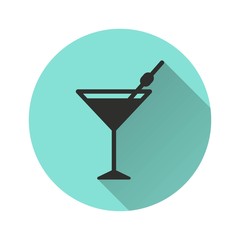 Cocktail - vector icon