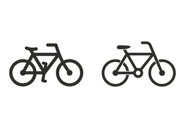 Bicycle - vector icon.