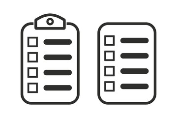 Fototapeta premium Clipboard - vector icon.