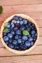 fresh blueberries