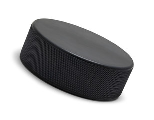 Black Hockey Puck
