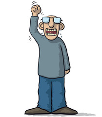 character very angry