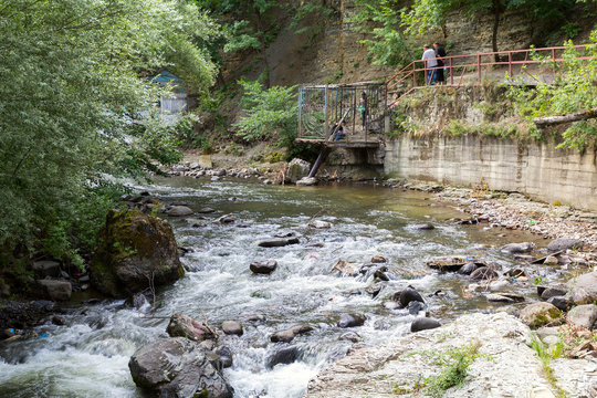 This source of mineral water Borjomi
