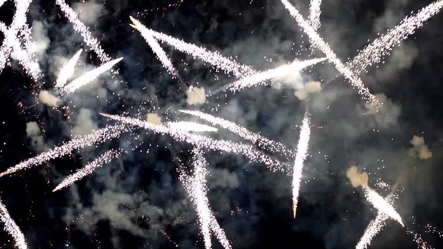 Abstract Fireworks Background  