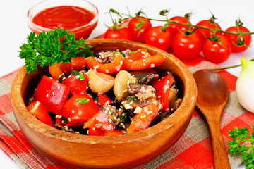 Eggplant Salad with Paprika