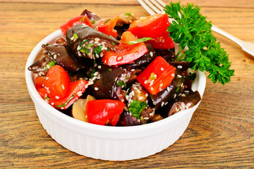 Eggplant Salad with Paprika